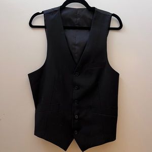 Classy V-neck vest.